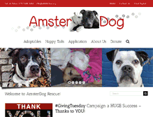 Tablet Screenshot of amsterdog.org